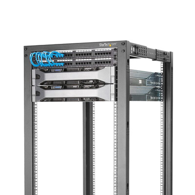 StarTech.com Black 42U Steel Server Rack , with 4-Post Frame