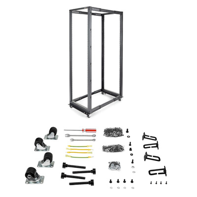 StarTech.com Black 42U Steel Server Rack , with 4-Post Frame