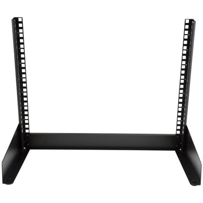StarTech.com Black 8U Steel Server Rack , with 2-Post Frame