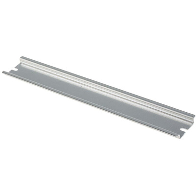 RS PRO Steel Unperforated DIN Rail, Top Hat Compatible, 225mm x 35mm x 7.5mm