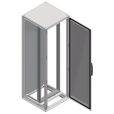 Schneider Electric NSYRSW Series Grey 40 Steel Server Rack , with Swing Frame