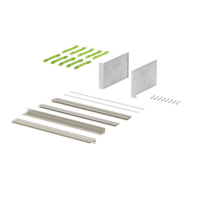 Bopla Interzoll Series 3U Aluminium Subrack, 84HP, 218mm Depth