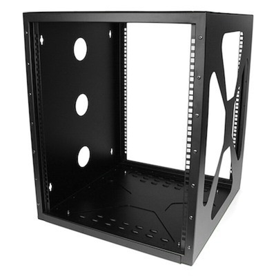StarTech.com Black 12U Steel Server Rack , with 4-Post Frame