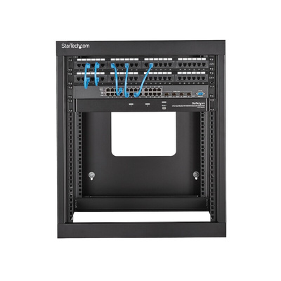 StarTech.com RK1219 Series Black 12U Steel Server Rack , with 2-Post Frame