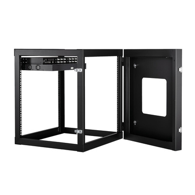 StarTech.com RK1219 Series Black 12U Steel Server Rack , with 2-Post Frame