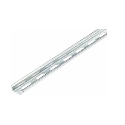 RS PRO Perforated DIN Rail, Mini Top Hat Compatible, 2m x 15mm x 5.5mm