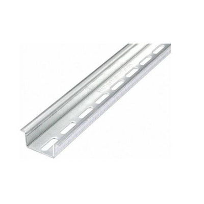 RS PRO Perforated DIN Rail, Deep Top Hat Compatible, 2m x 35mm x 15mm