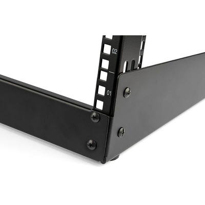 StarTech.com RK Series Black 4U Steel Server Rack , with 2-Post Frame