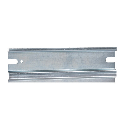 RS PRO Steel Unperforated DIN Rail, Top Hat Compatible, 144mm x 35mm