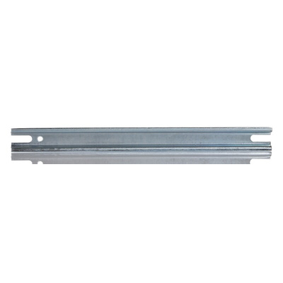 RS PRO Steel Unperforated DIN Rail, Top Hat Compatible, 163mm x 15mm