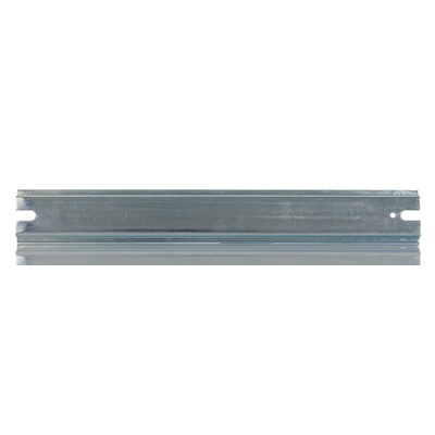 RS PRO Steel Unperforated DIN Rail, Top Hat Compatible, 262mm x 35mm