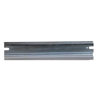 RS PRO Steel Unperforated DIN Rail, Top Hat Compatible, 255mm x 35mm