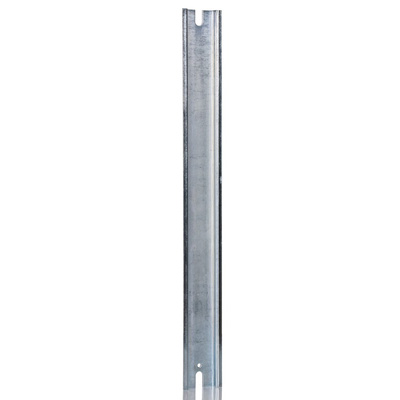 RS PRO Steel Unperforated DIN Rail, Top Hat Compatible, 145mm x 15mm