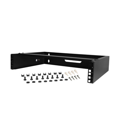 StarTech.com Black 2U Steel Server Rack , 50 x 35.5 x 9.3cm
