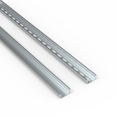 nVent HOFFMAN Galvanised Steel DIN Rail, 2m x 15mm