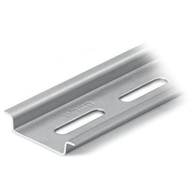 Wago Steel Slotted Support Rail, 35mm x 2m x 8mm