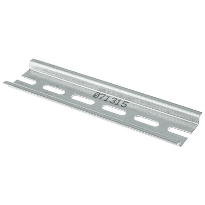 Rittal Sheet Steel Perforated DIN Rail, Top Hat Compatible, 137mm x 35mm x 7.5mm