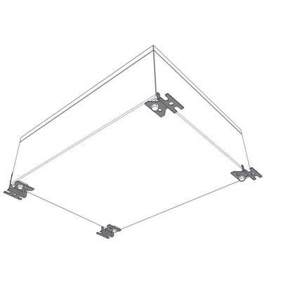Rose Stainless Steel External Mounting Bracket for Use with Stainless Steel Enclosures, 59 x 54 x 2mm