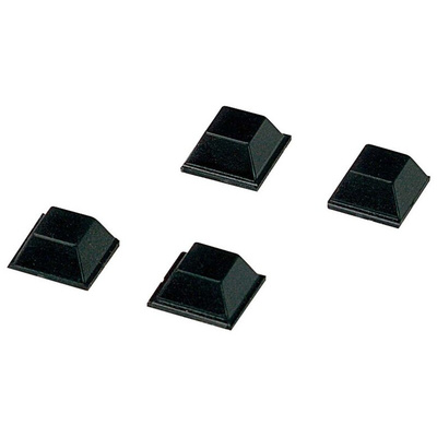 Bopla Plastic Self-Adhesive Feet for Use with Alu-Topline Enclosures, 13 x 13 x 5.8mm