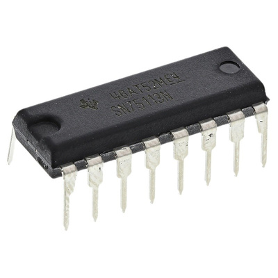 Texas Instruments SN75113N Differential Line Driver, 16-Pin PDIP