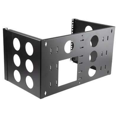 RS PRO Black 6U 19-Inch Wall Cabinet , 267 x 502 x 300mm