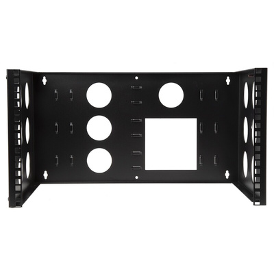 RS PRO Black 6U 19-Inch Wall Cabinet , 267 x 502 x 300mm