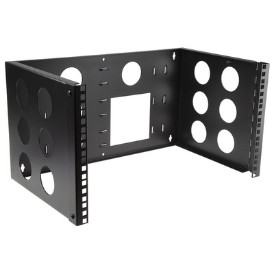 RS PRO Black 6U 19-Inch Wall Cabinet , 267 x 502 x 300mm