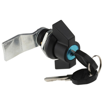 RS PRO Black Metal, Plastic Locking Handle