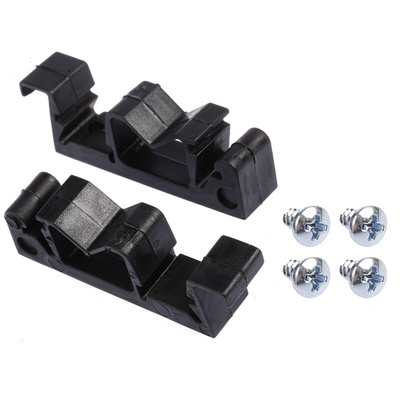 Hammond 1427 Series Nylon DIN Rail Clip for Use with 35 mm DIN Rail, 46 x 10 x 14mm