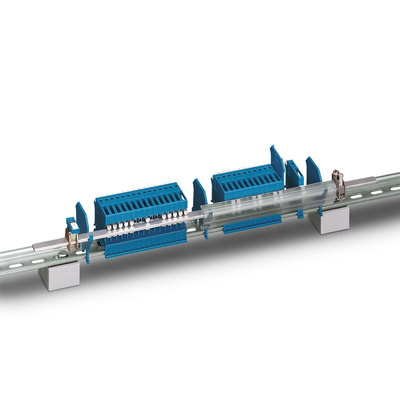 Phoenix Contact Steel Perforated DIN Rail, Top Hat Compatible, 2m x 30mm x 15mm