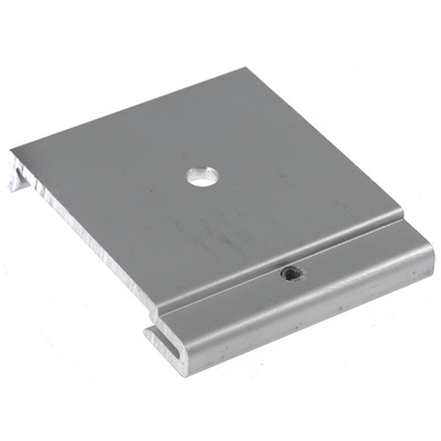 Hammond 1427 Series Aluminium DIN Rail Clip for Use with 35 mm DIN Rail, 42 x 8 x 51.36mm