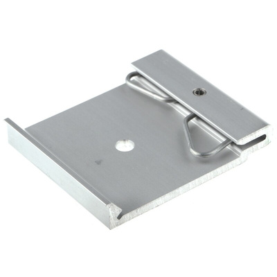Hammond 1427 Series Aluminium DIN Rail Clip for Use with 35 mm DIN Rail, 42 x 8 x 51.36mm
