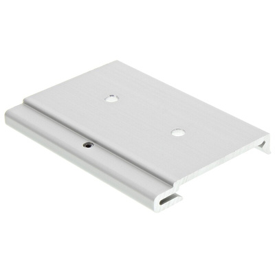 Hammond 1427 Series Aluminium DIN Rail Clip for Use with 35 mm DIN Rail, 75 x 8 x 51.36mm