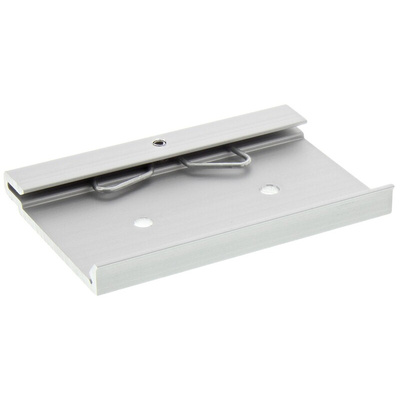 Hammond 1427 Series Aluminium DIN Rail Clip for Use with 35 mm DIN Rail, 75 x 8 x 51.36mm