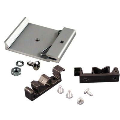 Hammond 1427 Series Aluminium DIN Rail Clip for Use with 35 mm DIN Rail, 100 x 51 x 8mm