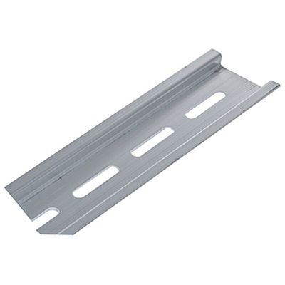 Omron Aluminium, Anodized Perforated DIN Rail, Top Hat Compatible, 1m x 35mm x 7.3mm