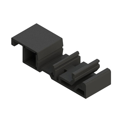 CAMDENBOSS PA66 DIN Rail Clip for Use with G Section 32 mm DIN Rail, Mini Top Hat 15 mm DIN Rail, Standard Top Hat 35