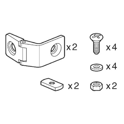 Legrand Zamak Hinge for Use with Atlantic Enclosure