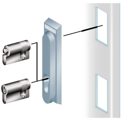 Schneider Electric NSYTM Series Lock for Use with Thalassa PLM/PLD