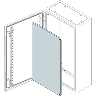 ABB SR/SRN Series Steel Plate for Use with Enclosure, 1200 x 800 x 1156mm