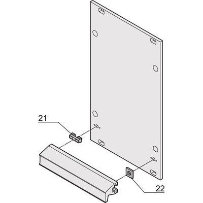 nVent SCHROFF Plastic Clip for Use with Extractor Handle