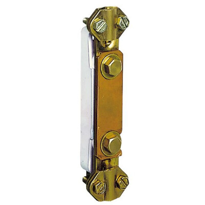 Barrette à cosses Basse avec platine pla