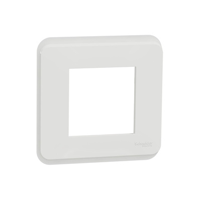Schneider Electric New Unica Series Thermoplastic Frame, 85 x 85 x 10mm