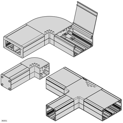 Bosch Rexroth 38425 Series Galvanised Steel Self-Tap Screw for Use with Cable Duct, 3.5 x 9.5mm