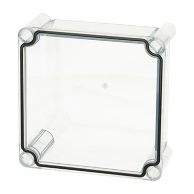 Fibox Polycarbonate Cover, 190 x 190 x 80mm