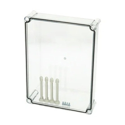 Fibox Polycarbonate Cover, 380x 280 x 80mm
