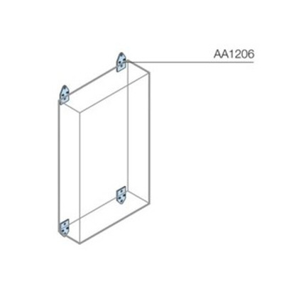 ABB SR/SRN Series Stainless Steel Wall Bracket for Use with SRX Enclosure