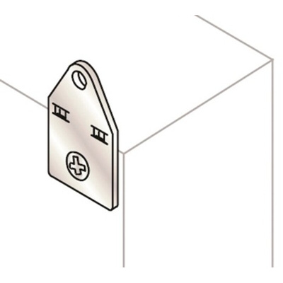 ABB SR/SRN Series Stainless Steel Wall Bracket for Use with SRX Enclosure