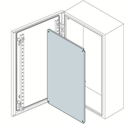 ABB SR/SRN Series Steel Plate for Use with Enclosure, 600 x 400 x 559mm