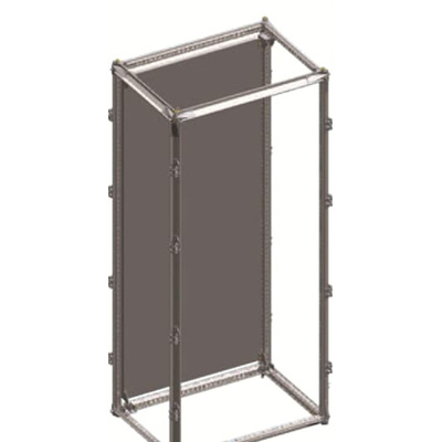 ABB RAL 7035 Galvanised Steel Frame with Rear Wall, 614mm W, 325mm L For Use With Cabinets TriLine
